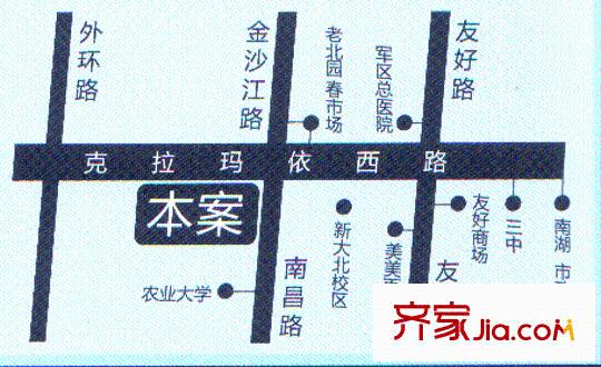 林森國(guó)際小區(qū)區(qū)位圖