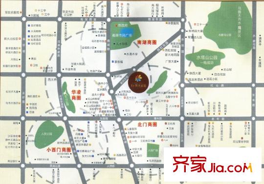 七一陽光新城交通圖