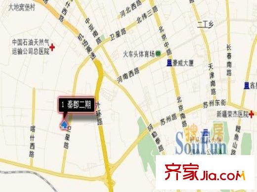 秦郡二期交通圖