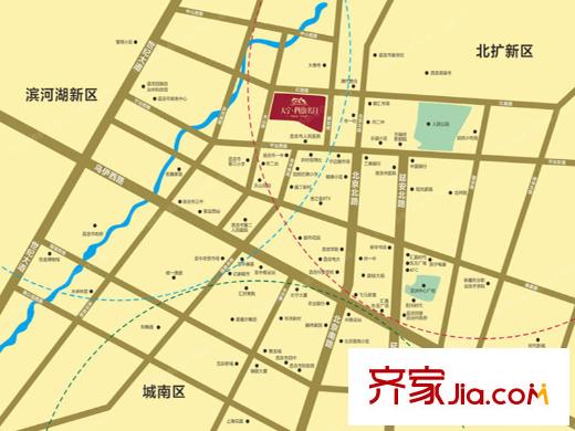 天寧西街名門小區(qū)區(qū)位圖