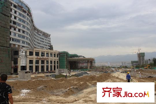 觀山居周邊配套  即將建成的希爾頓大酒店
