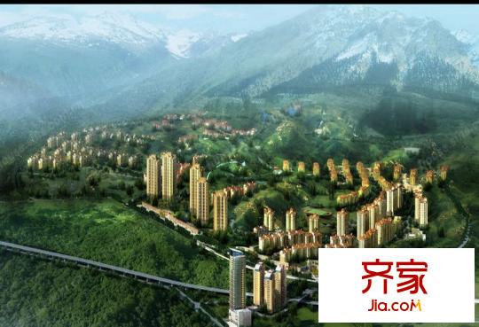 海成天山綠洲小區(qū)鳥瞰2013-06-15