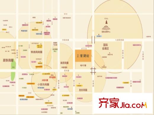 金科紫御府交通圖