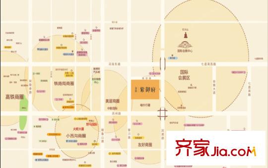 金科紫御府交通圖