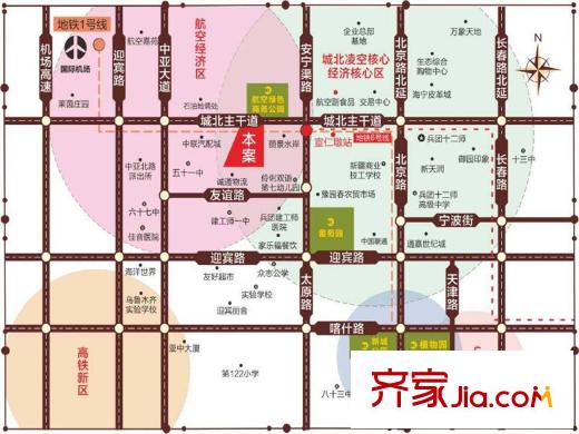 香郡原筑交通圖