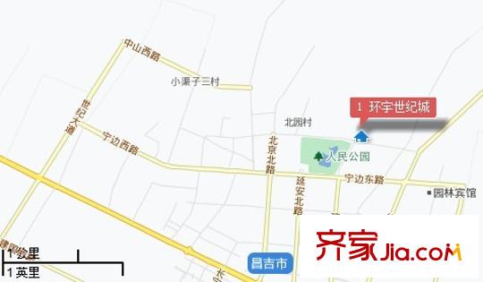 環(huán)宇?世紀(jì)城二期交通圖