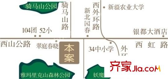 雅山新天地三期區(qū)位圖