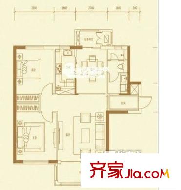品院戶型圖昆山 品苑 戶型圖 2室2廳1衛(wèi)1廚