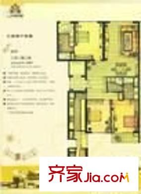 昆山 濱江花園 戶(hù)型圖