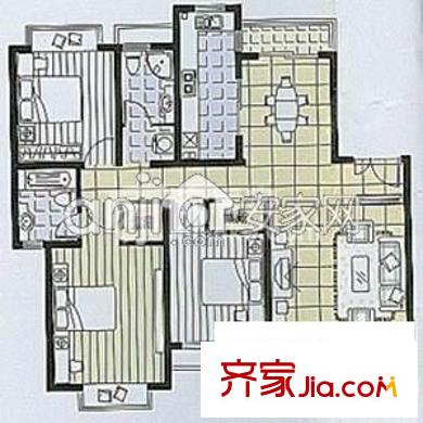 昆山 濱江花園 戶(hù)型圖