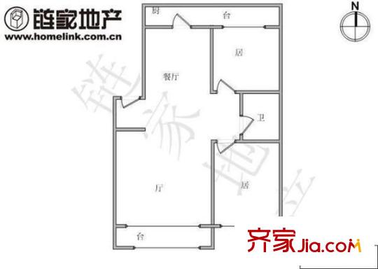 金谷園 2室 戶型圖