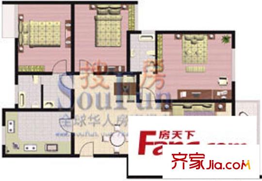 富康花園  戶型圖