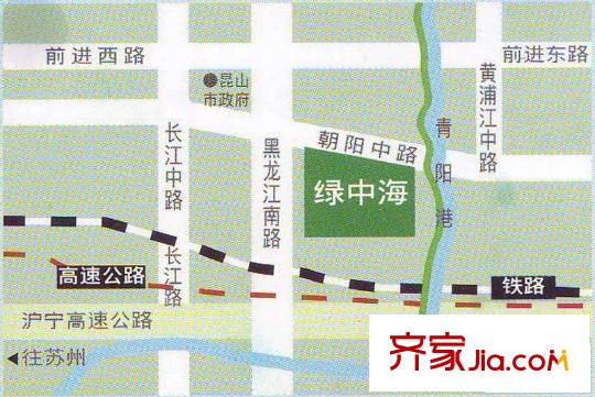 綠中海交通圖