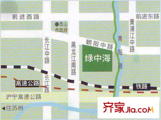 綠中海交通圖