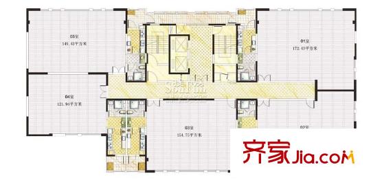 華敏世家花園 戶型圖