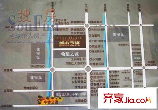 城市之光交通圖