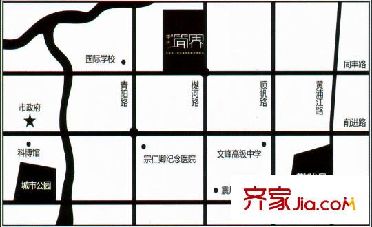 中大簡界交通圖