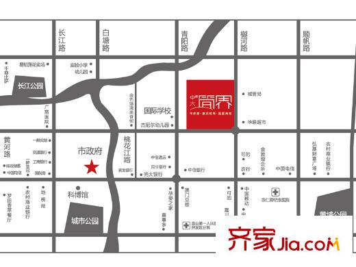 中大簡界交通圖