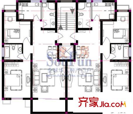 澳宇花園 戶型圖