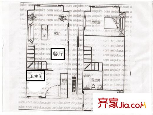 華強(qiáng)陽光都城  戶型圖 2室2廳2衛(wèi)