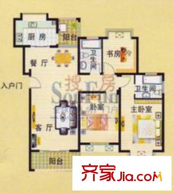 通澄花園 戶型圖