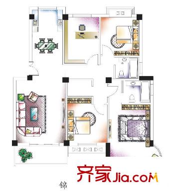 錦繡豪門 戶型圖