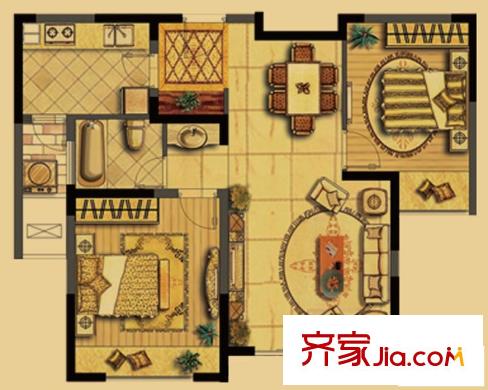 凱迪城 戶型圖