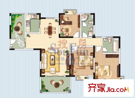 東輝鉑領(lǐng)  戶型圖