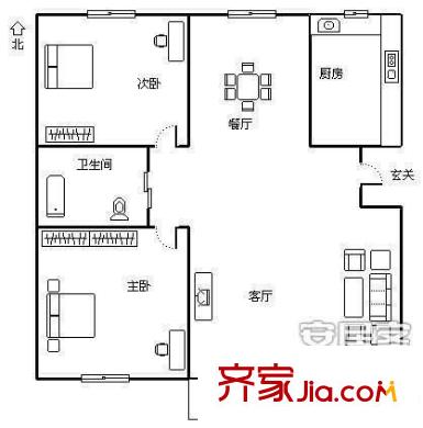楓景苑 戶型圖