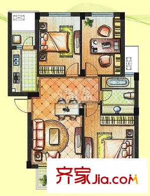 時代文化家園 戶型圖
