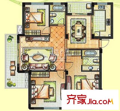 時代文化家園 戶型圖