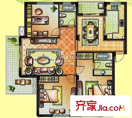 時代文化家園 戶型圖