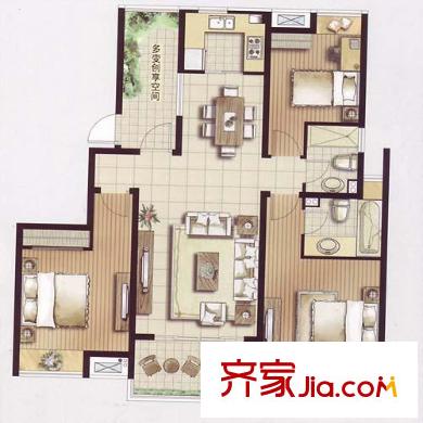 天地華城 戶型圖