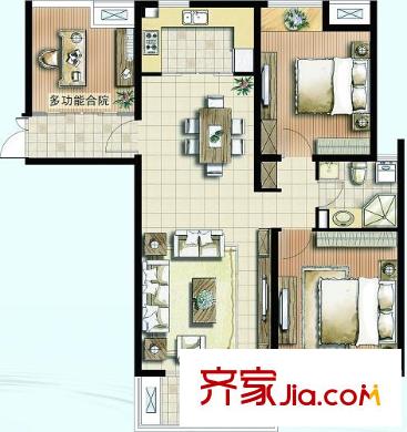 天地華城 戶型圖
