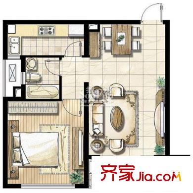 天地華城 戶型圖