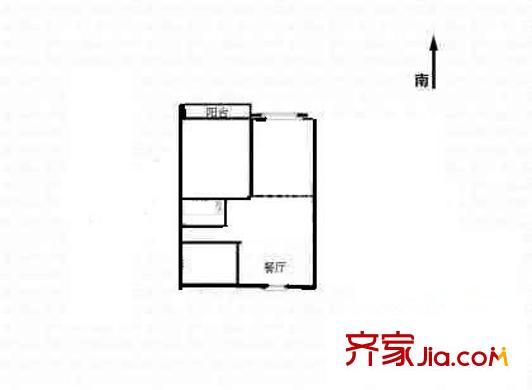 晨曦（南北）園戶型圖晨曦園 2室 戶型圖 2室2廳1衛(wèi)1廚