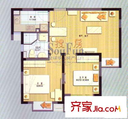 綠地21城B區(qū) 戶型圖