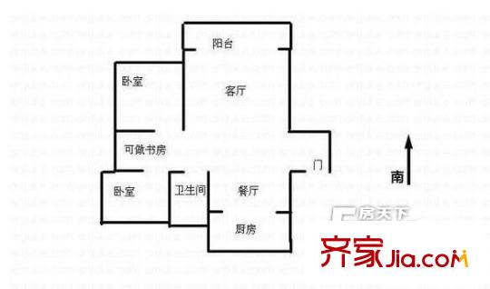 昆山 大德世家 戶型圖