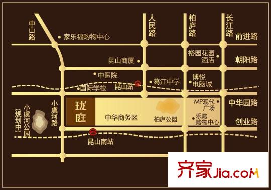 瓏庭區(qū)位圖