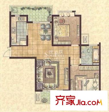 鳳凰城  戶型圖 5室2廳2衛(wèi)