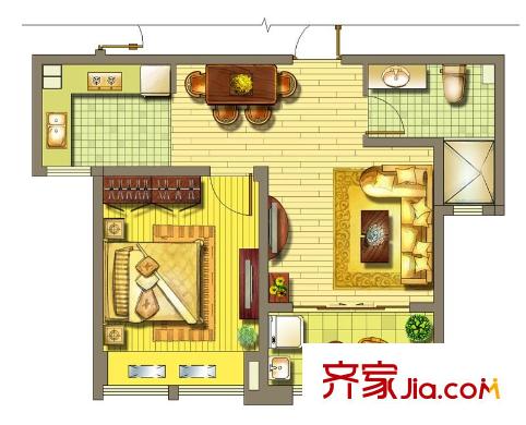 新城翡翠灣 戶型圖