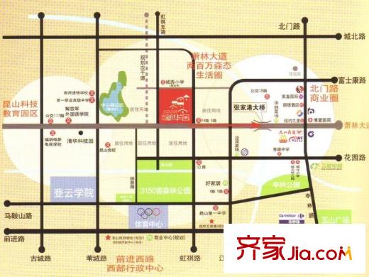 新華舍交通圖