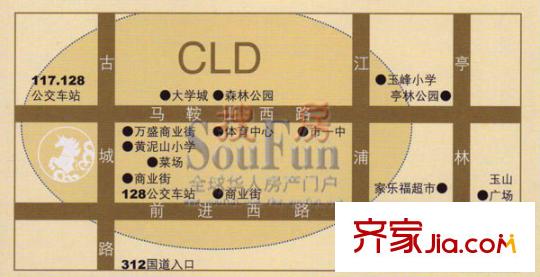 新城翡翠灣交通圖
