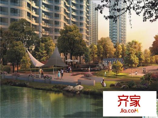 時(shí)代中央社區(qū)效果圖