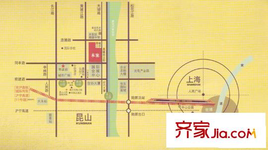 珠江御景交通圖