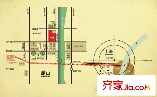 珠江御景區(qū)位圖
