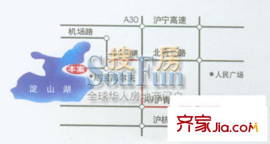 耀江淀湖桃源交通圖