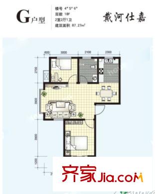 戴河仕嘉 戶型圖