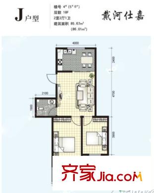 戴河仕嘉 戶型圖