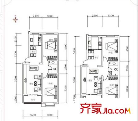 關(guān)城御景苑戶型圖戶型兩室兩廳一衛(wèi) 面積87.78平 2室2廳1衛(wèi)